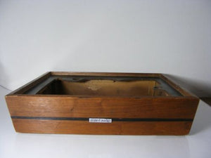 WOOD CASE ONLY FOR DUAL UNITED AUDIO 1218 TURNTABLE CABINET WOODEN BASE