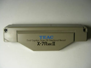 TEAC X-7R MKII TAPE HEAD COVER GUARD FACIA PLAY HOOD HEADCOVER GREY GRAY