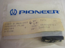 Load image into Gallery viewer, NOS PIONEER SPEAKER PLUG AKM-003 FOR MANY SX AND SA 1970s RECEIVERS AMPS