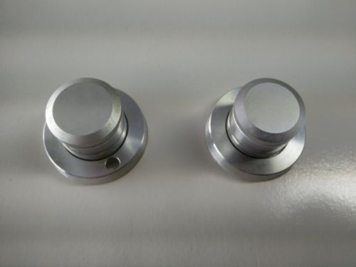 2 GUIDE ROLLERS AND CAPS ASSEMBLIES FOR TEAC X-7R MKII INCLUDING BASES